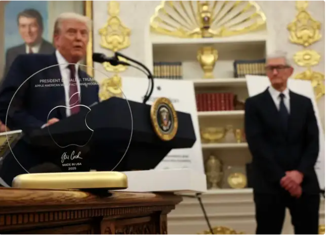 一、库克：特朗普“是美国创新和制造业的伟大倡导者”(图1)